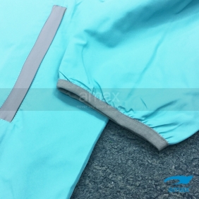 細節-風褸-橡筋包邊袖口