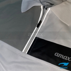 細節-快乾衫-前胸反光拉鍊